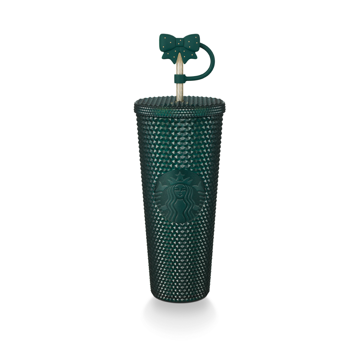 Starbucks: Forest Green with Gold Collection: Sparkling Forest Green Plastic Cold Cup 710ml (24oz)