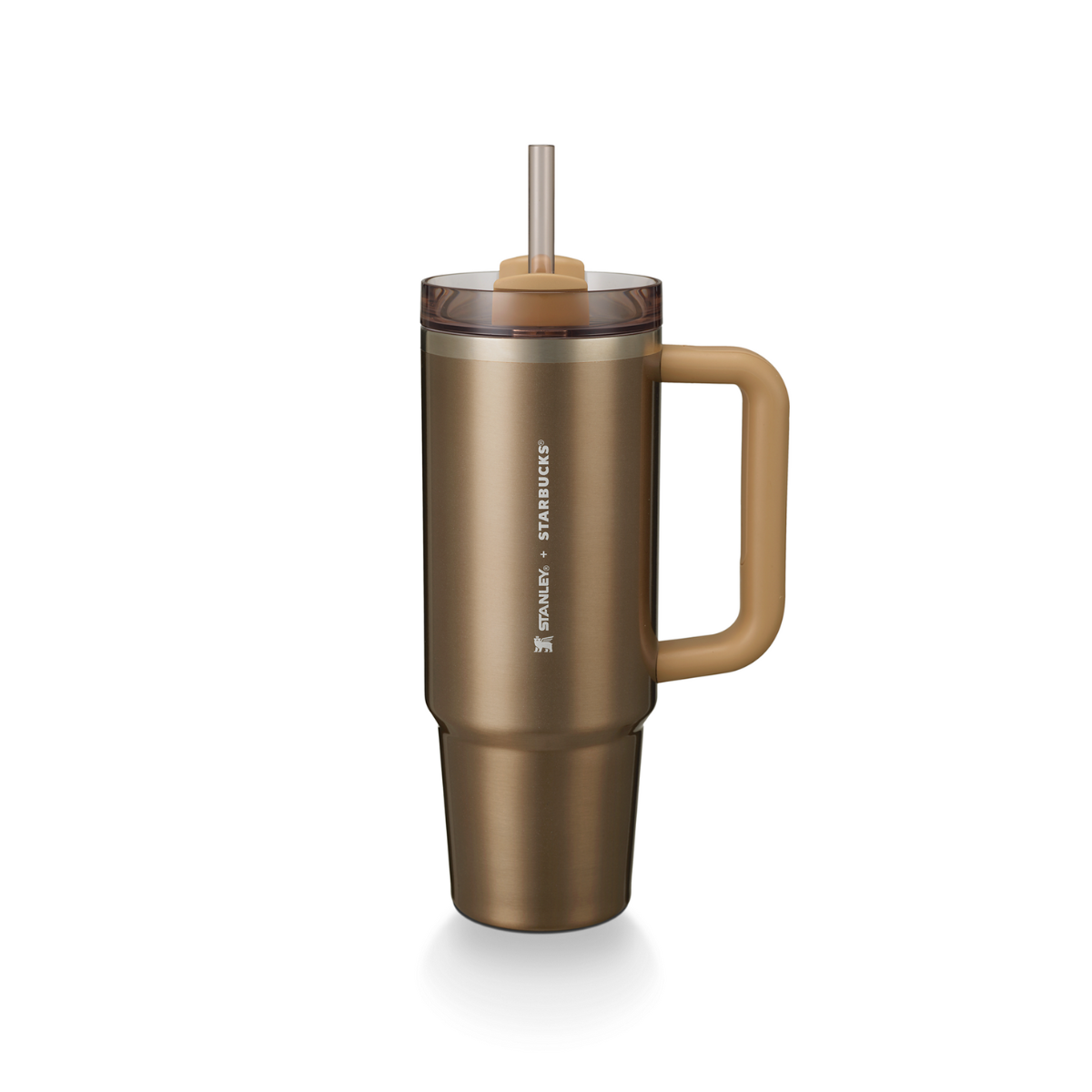 Starbucks + Stanley: Starbucks Classics: Quencher Champagne Gold Stainless Steel Cold Cup 890ml (30oz)