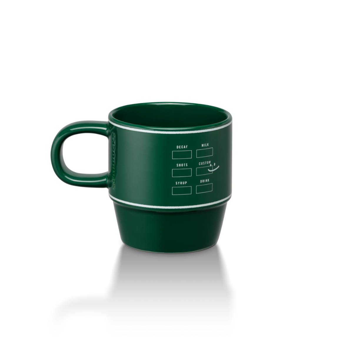 Starbucks Classics: Connected in Green Ceramic Mug 415ml (14oz)