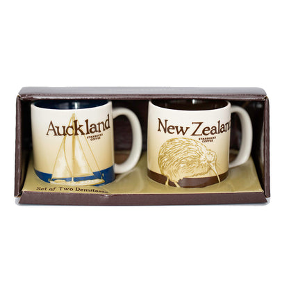 New Zealand and Auckland Demitasse Ceramic 3oz