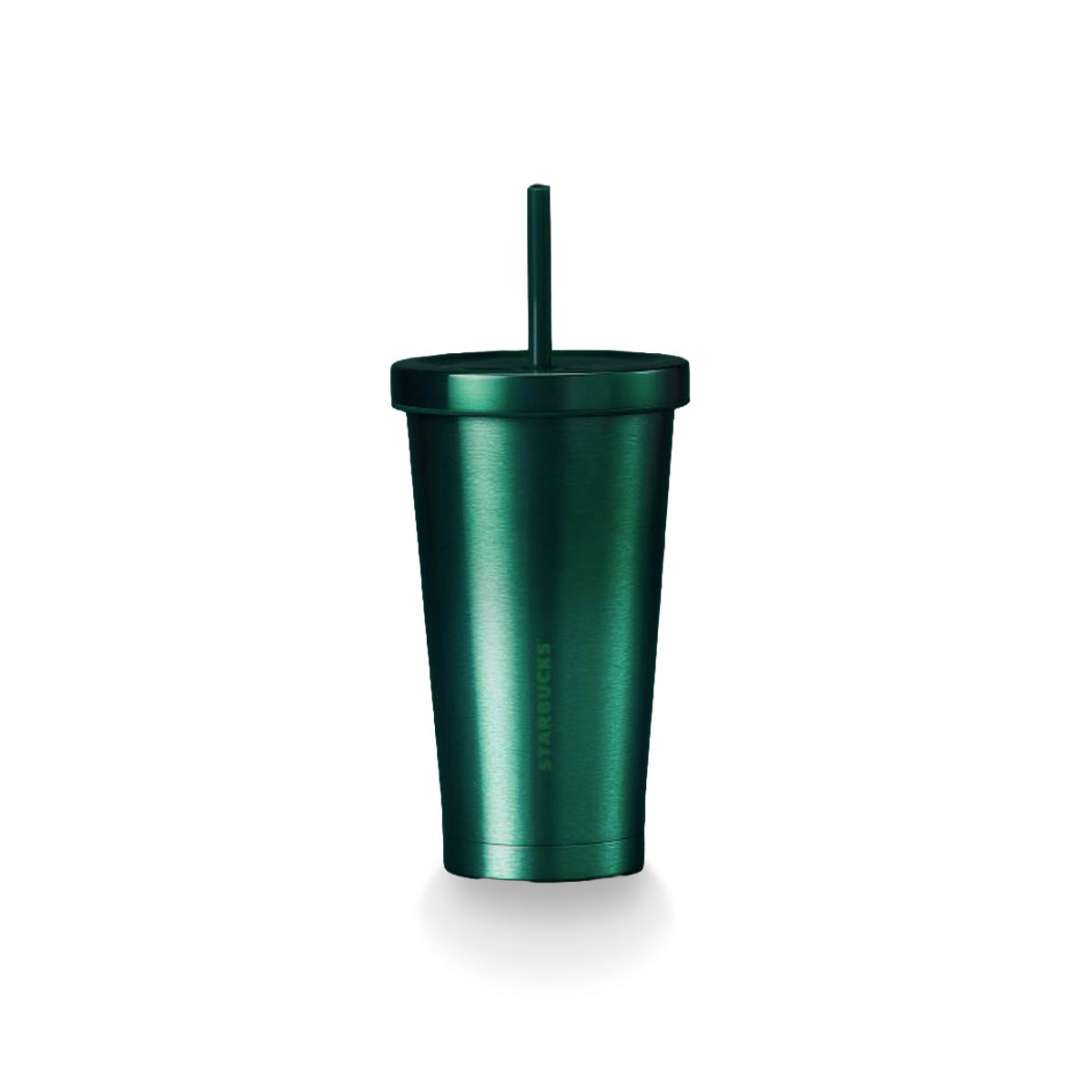 Starbucks Classics: Amber Straw Green Stainless Steel Cold Cup 488ml (16.5oz)