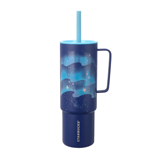 Starbucks: Astro Bunny Collection: Cosmos Stardust Blue Stainless Steel Cold Cup 930ml (31.5oz)