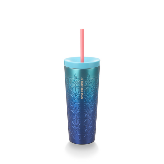 Starbucks: Astro Bunny Collection: Blue Star Galaxy Stainless Steel Cold Cup 473ml (16oz)