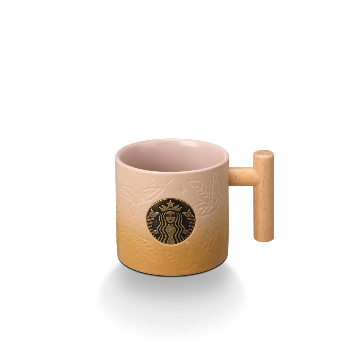 Starbucks: Anniversary Collection: Woodland Ombre with Wood Handle Ceramic Mug 415ml (14oz)