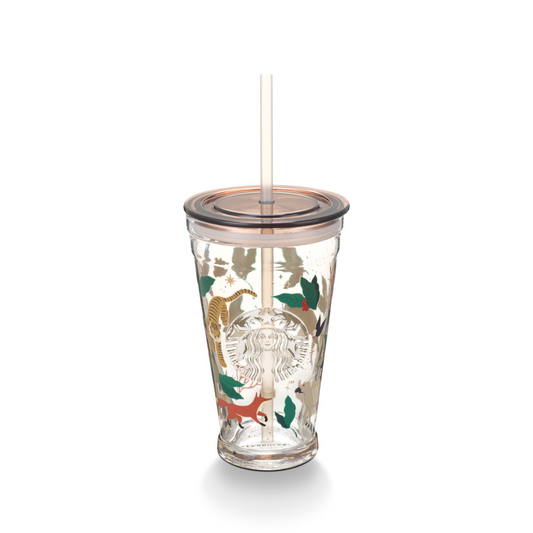 Starbucks: Anniversary Collection: Guardian of Sacred Island Glass Cold Cup 473ml (16oz)