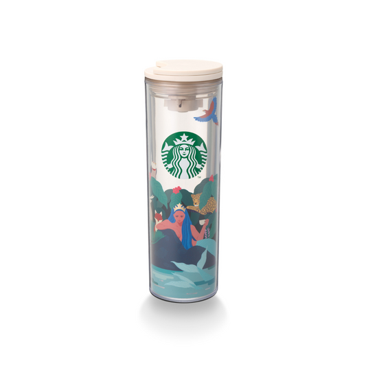 Starbucks: Anniversary Collection: Siren in Woodland Plastic Tumbler 473ml (16oz)