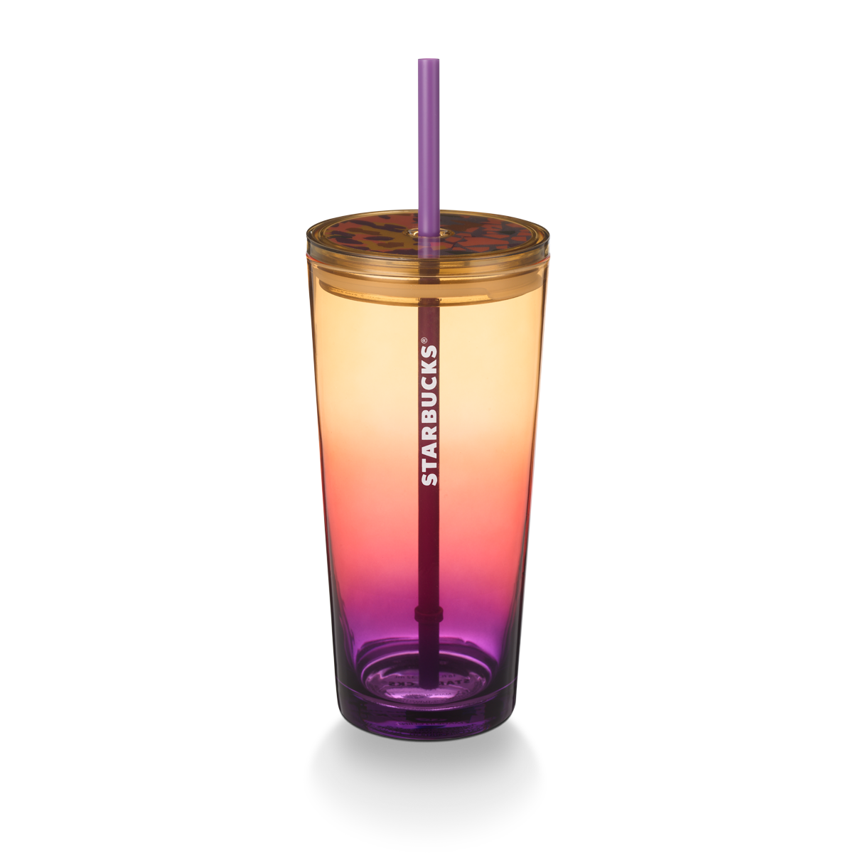 Astro Bunny Collection: Glass Galaxy Fall Glass 18oz Cold Cup