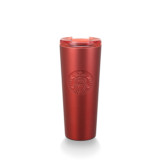 Astro Bunny Collection:  Orange Galaxy Stainless Steel 16oz Tumbler