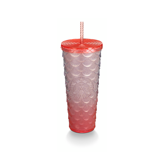 Starbucks: Mushy Snakes Collection: Gradient Scale Plastic Cold Cup 710ml (24oz)