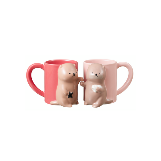 Starbucks: Made for Each Otter Collection: Otter Ceramic Mug 240ml (8oz) Set of 2