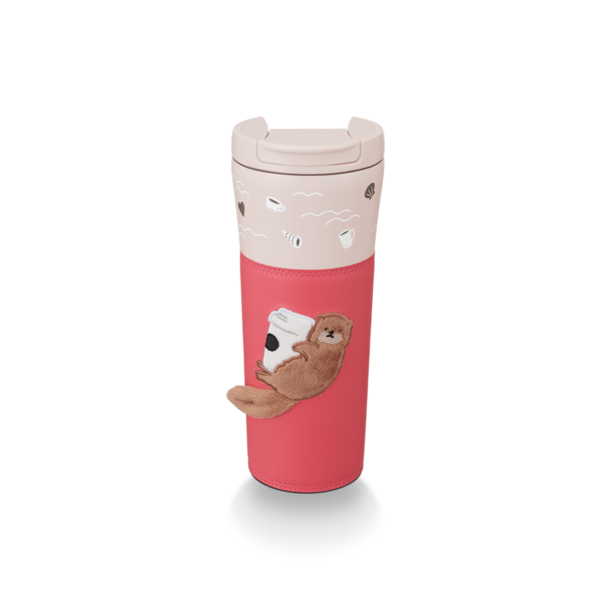 Starbucks: Made for Each Otter Collection: Otter with Pink Sleeve Stainless Steel Tumbler 473ml (16oz)