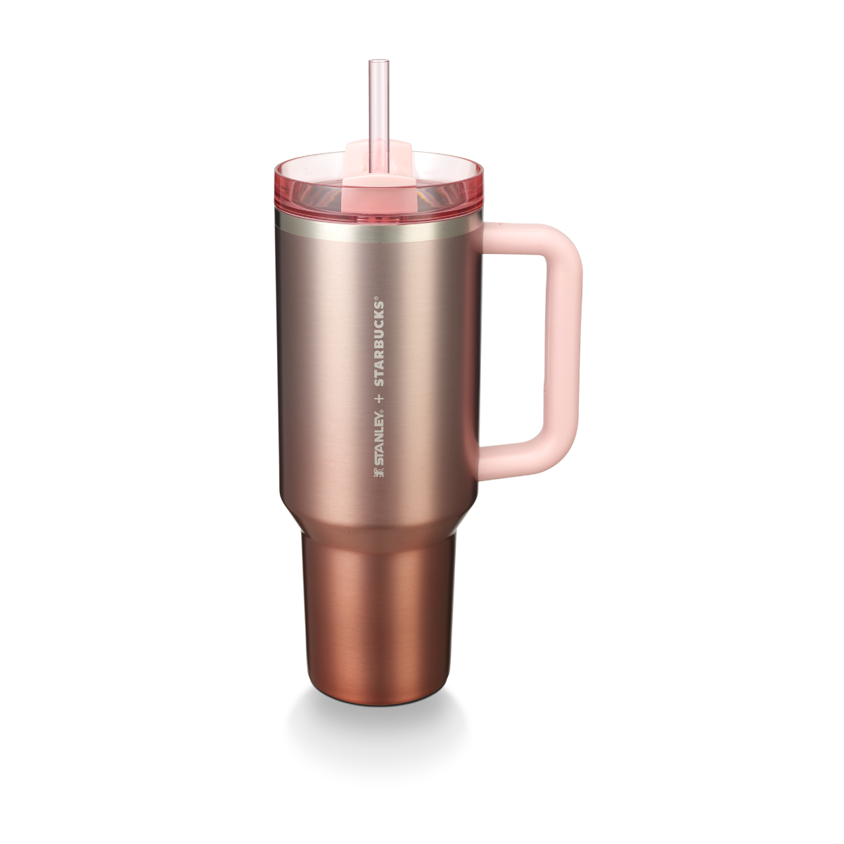 Starbucks x Stanley: Made for Each Otter Collection: Valentine's Day Rose Gold Stainless Steel Quencher 1.2L(40oz)