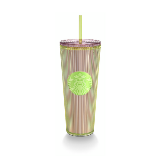 Starbucks: Milky Island Collection: Green Pleated Tumbler 710ml (24oz)