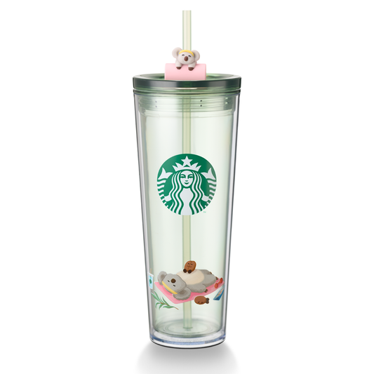 Easy Breezy Collection: Starbucks® Koala Skipped The Gym Cold Cup 24oz (710ml)