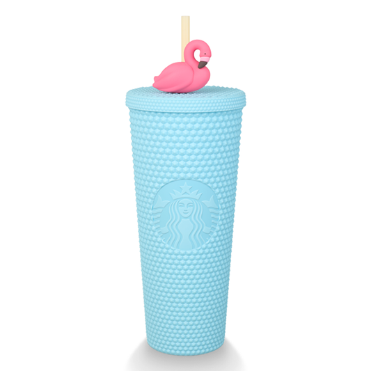 Tropical Fruit Collection: Flamingo Plastic Cold Cup 710ml (24oz)