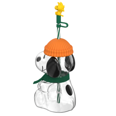 Peanuts + Starbucks Collection: Snoopy™ Glass Cold Cup 20oz (591ml)
