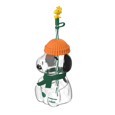 Peanuts + Starbucks Collection: Snoopy™ Glass Cold Cup 20oz (591ml)