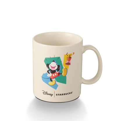 Disney | Starbucks: Joyful Mickey Ceramic 12oz Mug