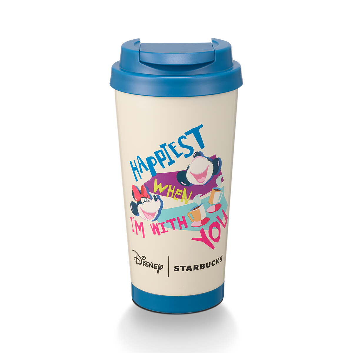 Starbucks: Disney Collection: Happiest With You Mickey & Minnie Stainless Steel Tumbler 473ml (16oz)