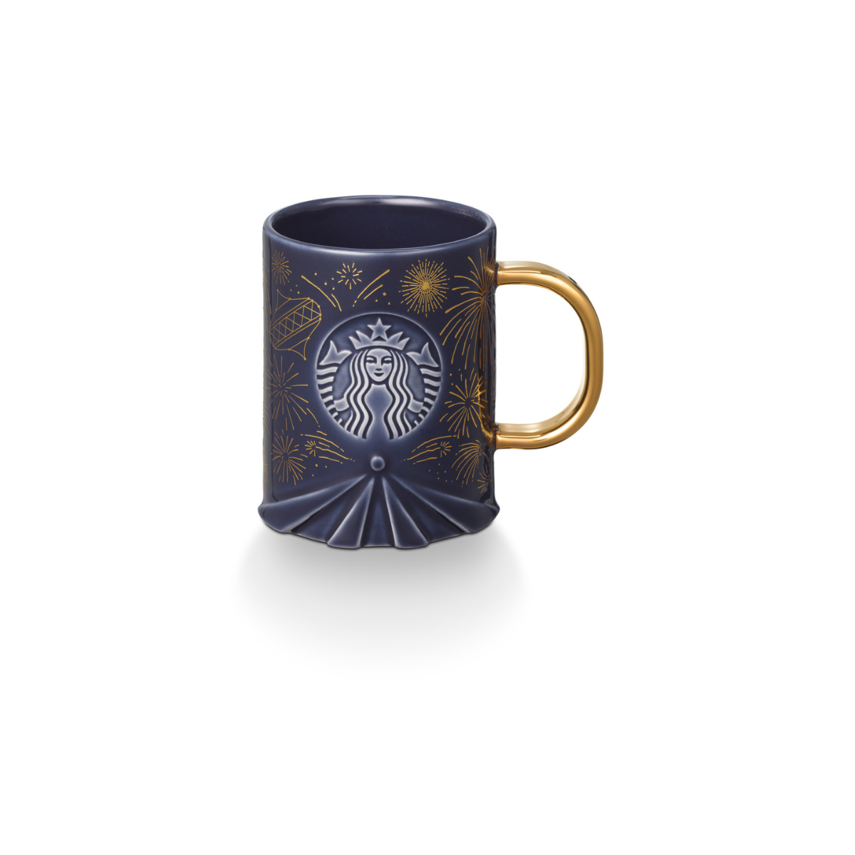 Starbucks: Holiday Collection: Holiday Carnival Golden Night Ceramic Mug 415ml (14oz)