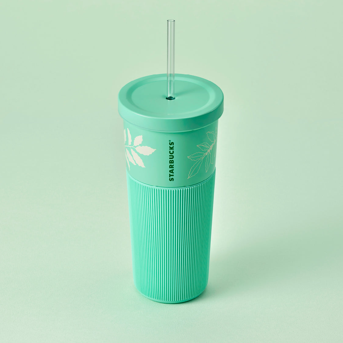 Mint Terra Cold Cup with Sleeve 24oz