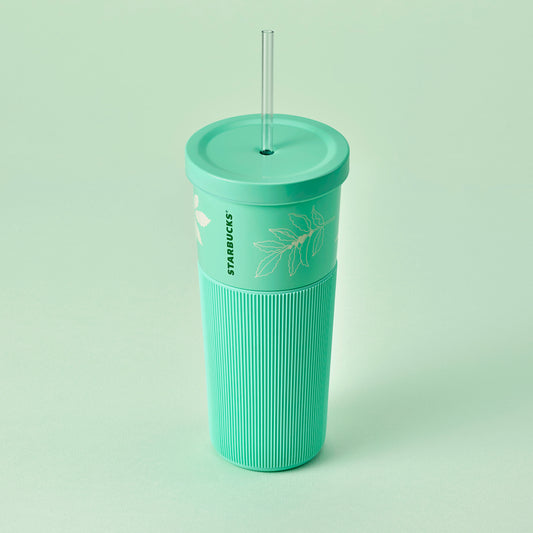 Mint Terra Cold Cup with Sleeve 24oz
