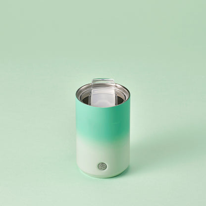 Mint Glide Desktop Mug with Lid 12oz