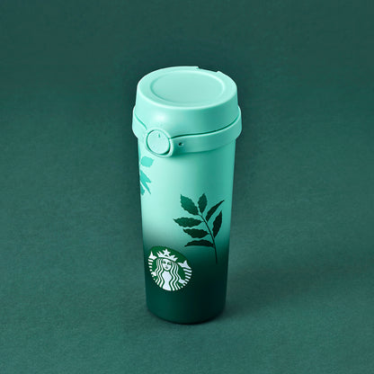 Leaf Luxe Stainless Steel 16oz Tumbler