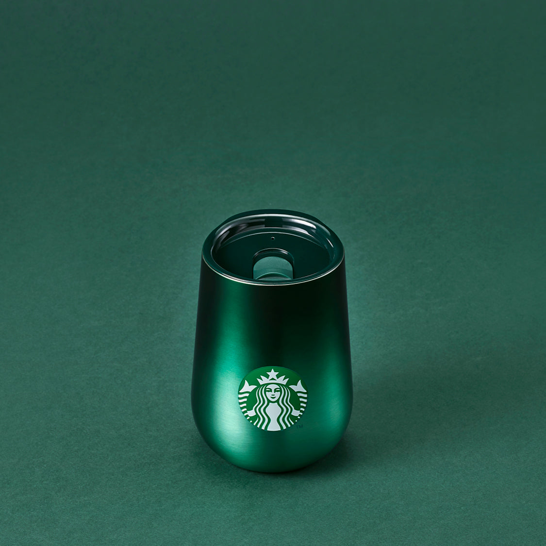 Starbucks Tazza Verde Scuro A Strisce Sirena Dea Gradiente