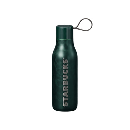 Starbucks Classics: Ice Green Stainless Steel Water Bottle 590ml (20oz) With Strap