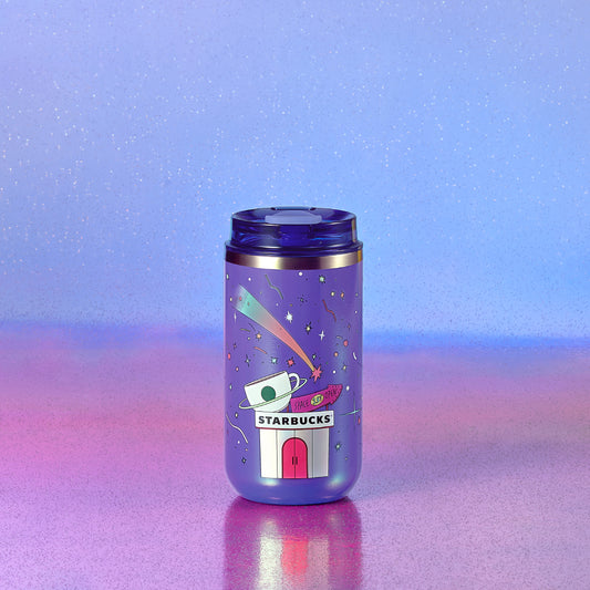 Starbucks: Out of this World Collection: First Space Café Stainless Steel Purple Tumbler 330ml (11oz)