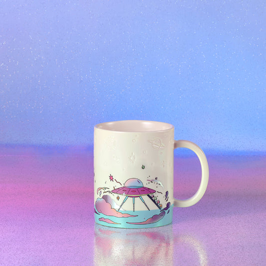 Out of this World: UFO Landing on Earth 16oz Mug