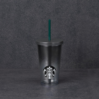 Starbucks Classics: Charcoal Gradient Plastic Cold Cup 473ml (16oz)