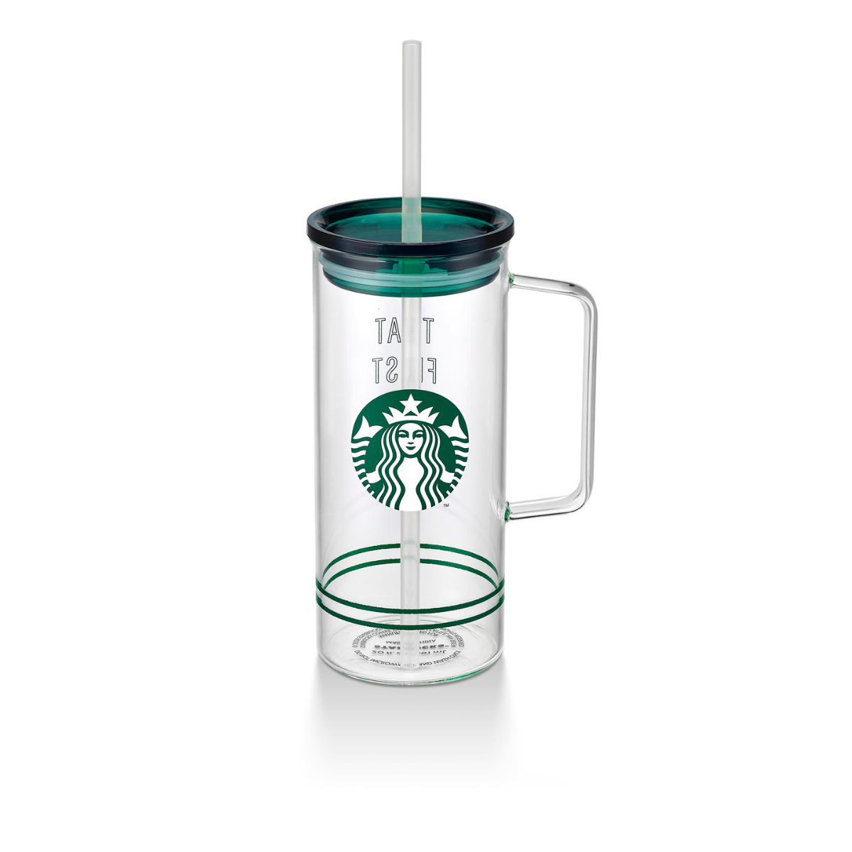 Starbucks Classics: Connected in Green Glass Cold Cup 591ml (20oz)