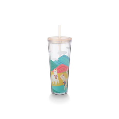 Starbucks: Alpaca Boho Fiesta Collection: Bohemian Alpaca Family Plastic Cold Cup 710ml (24oz)