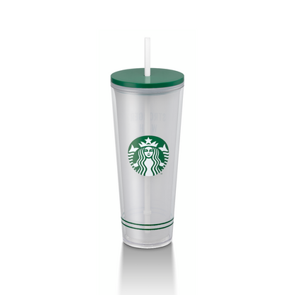 Starbucks Classics: Connected in Green Plastic Cold Cup 710ml (24oz)