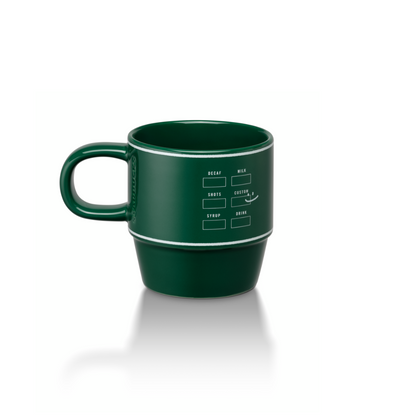 Starbucks Classics: Connected in Green Ceramic Mug 415ml (14oz)