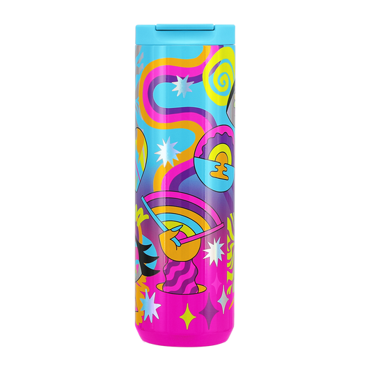 Starbucks: Artist Collection: Tim Singleton: Hand and Rainbow Stainless Steel Tumbler 473ml (16oz)