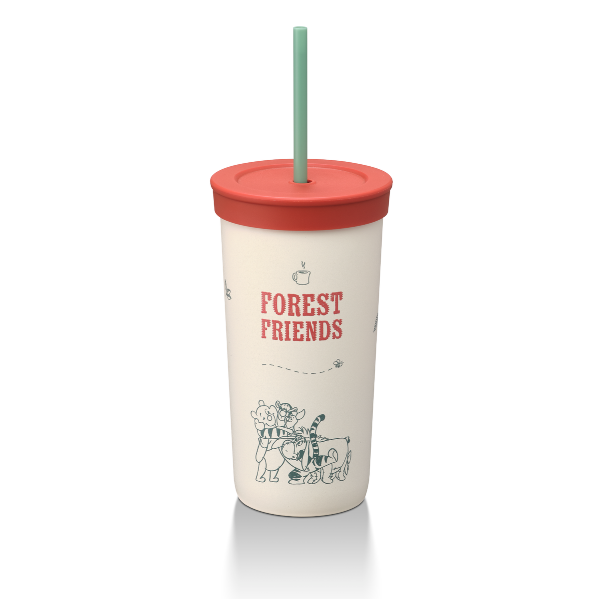 Starbucks + Disney: Winnie the Pooh Collection: Forest Friends Stainless Steel Cold Cup 20oz (591ml)