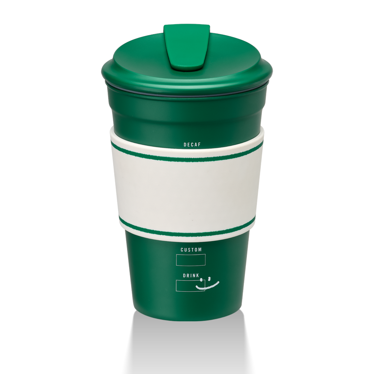 Starbucks Classics: Pladd Connected in Green Travel cup (12oz)