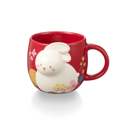 Rabbit Collection: 3D Ceramic Rabbit Mug 12oz