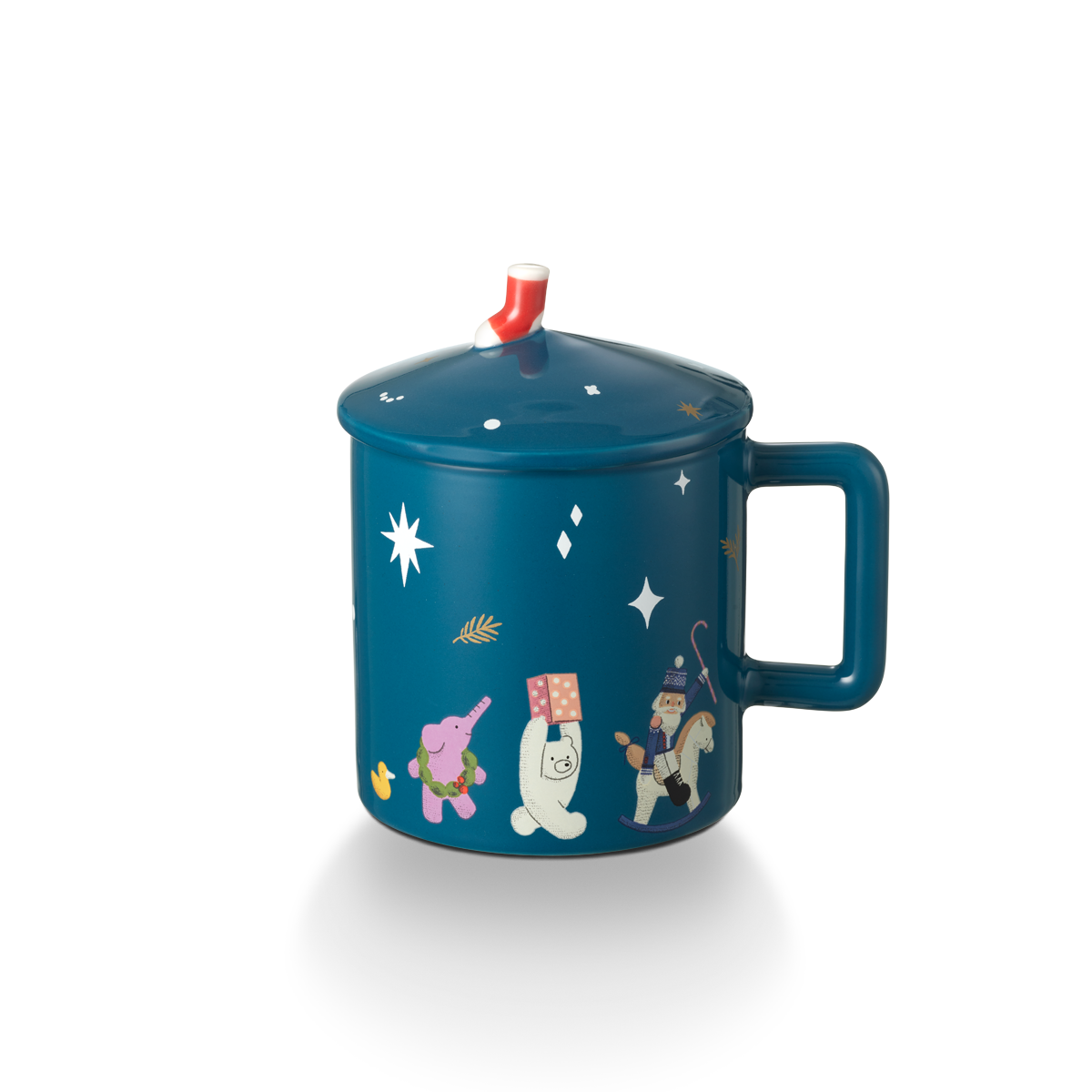 Holiday Series: Nutcracker and Friends with Lid 12oz Mug