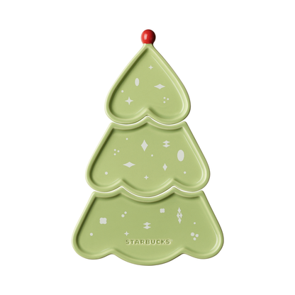 Holiday Series: Festive Tree Plate Set