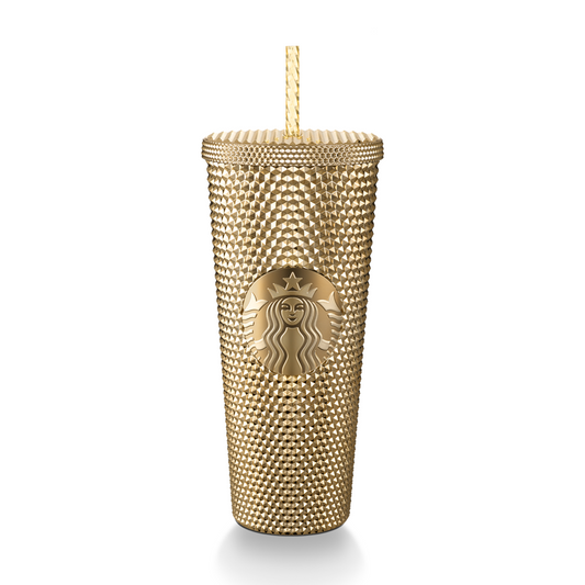 Holiday Series: Plastic Gold 24oz Cold Cup