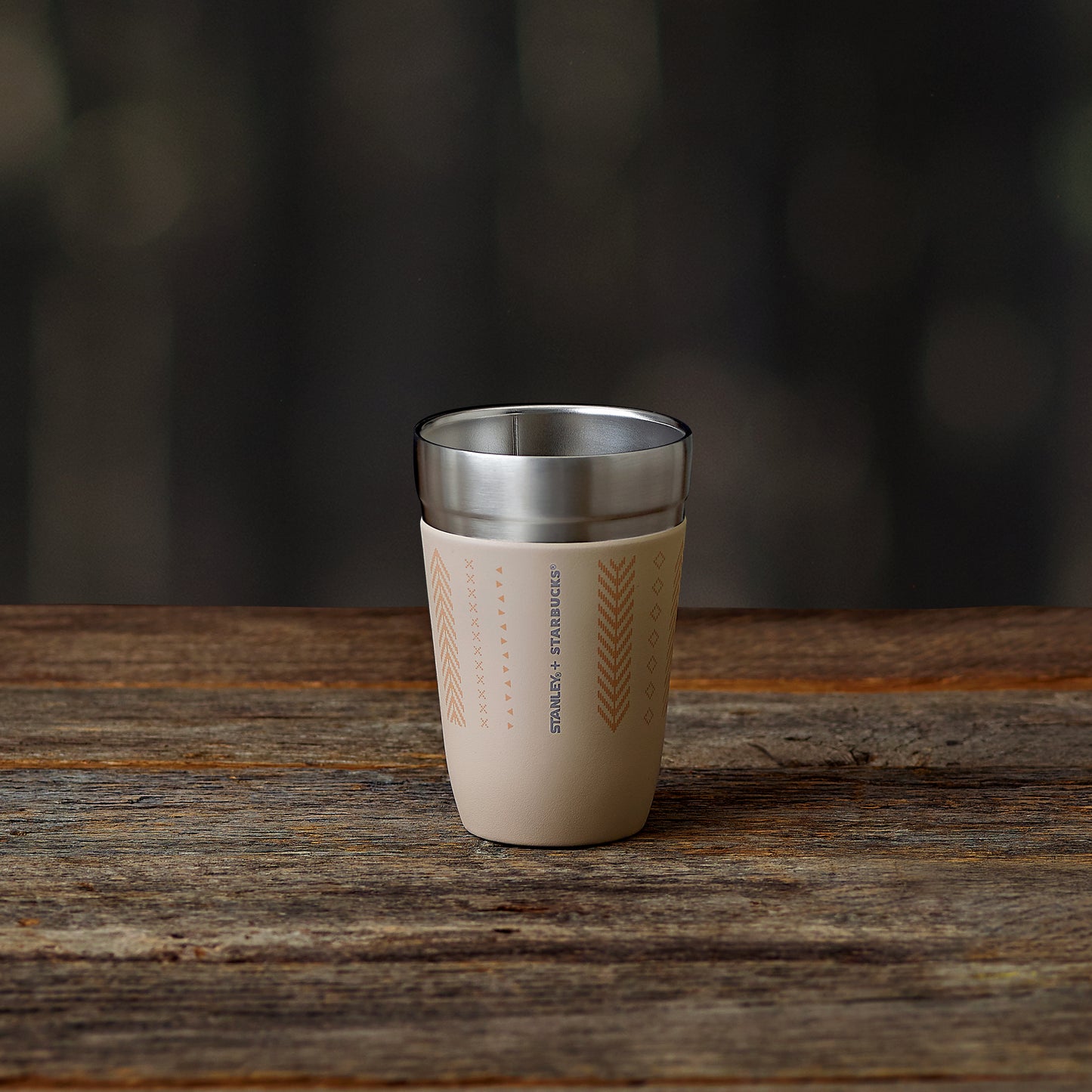 Eco-Camping Collection: Stainless Steel Beige 12oz Stanley Cup